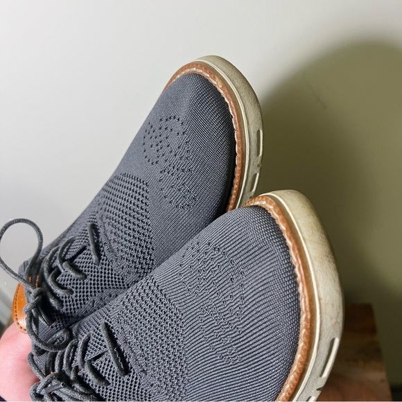 Nautica Charcoal Knit Oxfords with Leather Accents, Men’s 7.5 - Picture 7 of 7